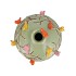 BIRD VASE GLOBE PISTACHE 23X23X23CM