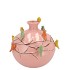 BIRD VASE TUBE PINK 14X14X14CM