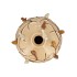 BIRD VASE TUBE SAND 18X18X18CM