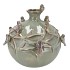 BIRD VASE TUBE MOSS 29X29X28CM