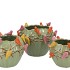 BIRD POT PISTACHE 19X19X15CM