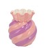SWEETY DREAMY PURPLE/PINK VASE CANDY 13X13X16CM
