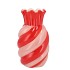 SWEETY DUTCH RED/PINK VASE CANDY 13X13X23CM
