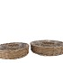 RATTAN KUBOO RING BASKET S/2 40X10CM / 50X11CM