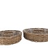 RATTAN KUBOO RING BASKET S/2 47X10CM / 54X11CM