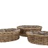RATTAN KUBOO PLANT BOWL OVAL S/3 30X18X11 34X23X12  38X28X13