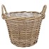RATTAN KUBOO PLANTER WITH HANDLE ROUND 35X25CM