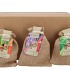 GREENGIFT CARROT LATHYRUS CORIANDER MIX JUTE 15X20CM NM