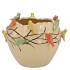 BIRD POT SAND 19X19X15CM