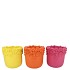 GIGI DUTCH ORANGE MIX FLOWER POT ASS 16X16X13CM