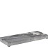 PLATEAU MARBLE GREY ASS 23CM
