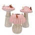 BIRD MUSHROOM VASE PINK ASS 16X16X25CM NM