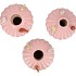 BIRD MUSHROOM VASE PINK ASS 18X18X31CM NM