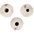 BIRD MUSHROOM VASE WHITE ASS 16X16X25CM NM