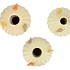 BIRD MUSHROOM VASE SAND ASS 18X18X31CM NM