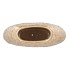 MIKA COZY SAND VASE OVAL STRUCTURE 12X28X22CM