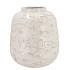 MIKA NORDIC WHITE VASE STRUCTURE 30X35CM