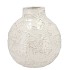 MIKA NORDIC WHITE VASE NECK STRUCTURE 31X33CM