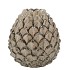 MIKA NORDIC GREEN VASE PINECONE EDGE 23X24CM