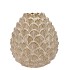 MIKA COZY SAND VASE PINECONE EDGE 15X15CM