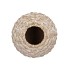 MIKA COZY SAND VASE PINECONE EDGE 15X15CM