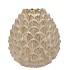 MIKA COZY SAND VASE PINECONE EDGE 23X24CM