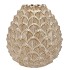MIKA COZY SAND VASE PINECONE EDGE 34X37CM