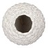 MIKA NORDIC WHITE VASE PINECONE EDGE 34X37CM