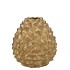 MIKA MAJESTIC GOLD VASE PINECONE EDGE 9X9CM