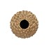 MIKA MAJESTIC GOLD VASE PINECONE EDGE 9X9CM