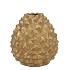 MIKA MAJESTIC GOLD VASE PINECONE EDGE 15X15CM