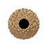 MIKA MAJESTIC GOLD VASE PINECONE EDGE 15X15CM