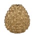 MIKA MAJESTIC GOLD VASE PINECONE EDGE 23X24CM