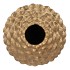 MIKA MAJESTIC GOLD VASE PINECONE EDGE 34X37CM