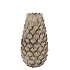 MIKA NORDIC GREEN VASE LONG PINECONE EDGE 14X25CM