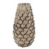 MIKA NORDIC GREEN VASE LONG PINECONE EDGE 26X50CM