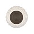 MIKA NORDIC WHITE VASE LONG PINECONE EDGE 14X25CM