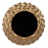 MIKA MAJESTIC GOLD VASE LONG PINECONE EDGE 26X50CM