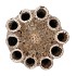 MIKA WILD LEOPARD VASE TUBE 26X35CM