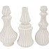 MIKA NORDIC WHITE VASE CURVES ASS 20X39CM