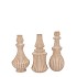 MIKA COZY SAND VASE CURVES ASS 13X25CM