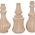 MIKA COZY SAND VASE CURVES ASS 28X57CM NM
