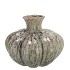 MIKA NORDIC GREEN VASE SPHERE NECK 16X13CM
