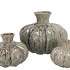 MIKA NORDIC GREEN VASE SPHERE NECK 20X16CM