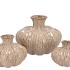 MIKA SCOTTISH SAND VASE SPHERE NECK 30X23CM