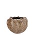 MIKA WILD BROWN POT WAVY 14X10CM