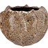MIKA WILD BROWN POT WAVY 29X20CM
