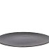 MELAMINE WILD BLACK PLATE 40X40X2CM