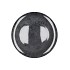 MELAMINE WILD BLACK PLATE 33X33X2CM