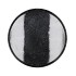 MELAMINE WILD BLACK TRAY ROUND 32X32X3CM NM